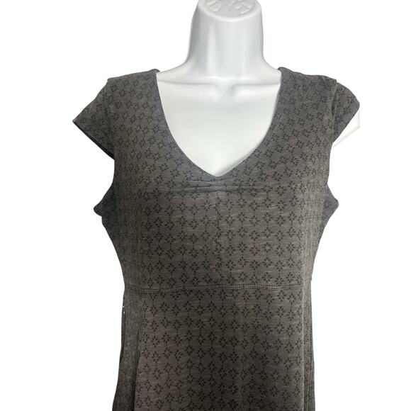 TOAD&CO Tencel Lyocell Geo Print A-Line Dress S - Picture 3 of 7